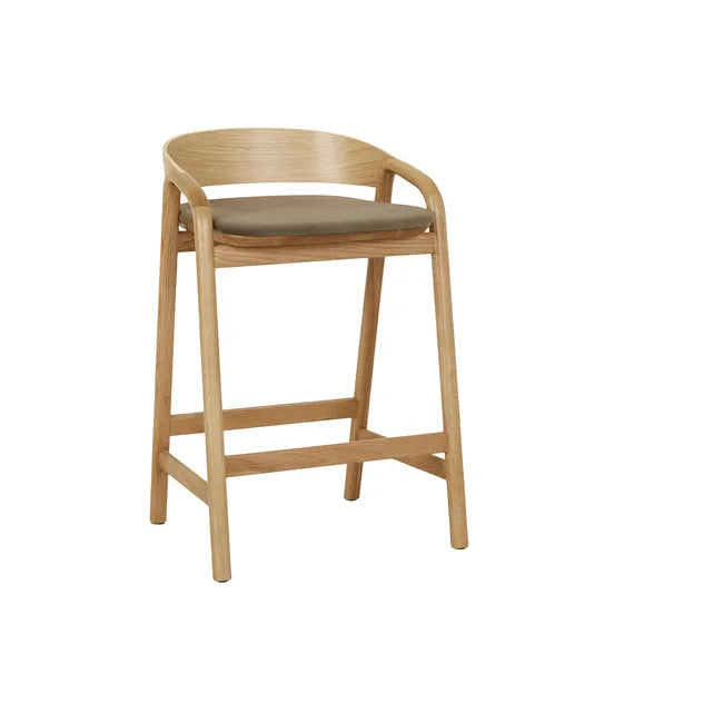 Tolv Inlay Upholstered Barstool