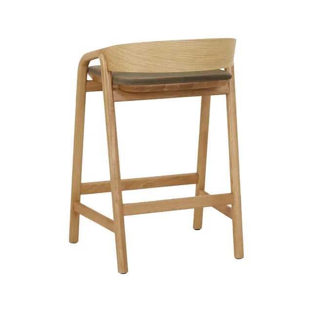 Tolv Inlay Upholstered Barstool