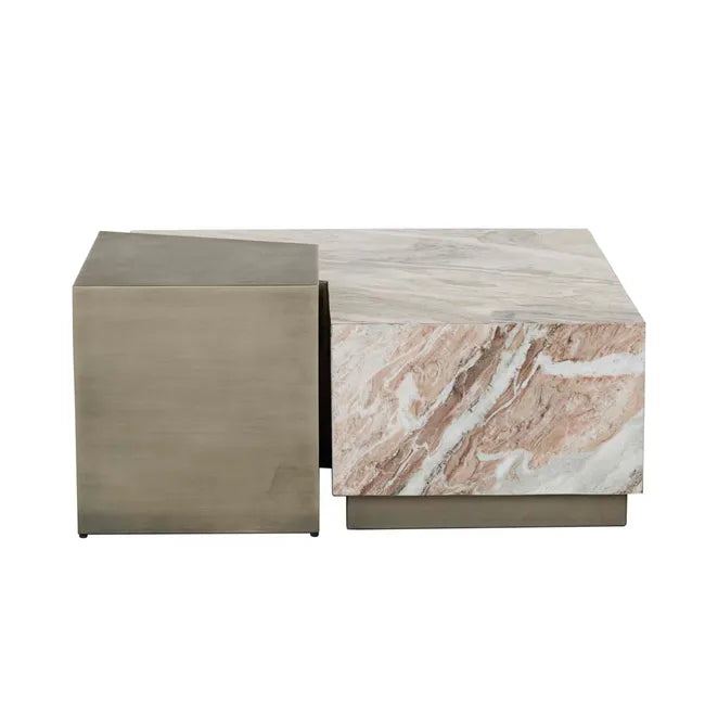 Verona Block Coffee Table by GlobeWest from Make Your House A Home Premium Stockist. Furniture Store Bendigo. 20% off Globe West Sale. Australia Wide Delivery.