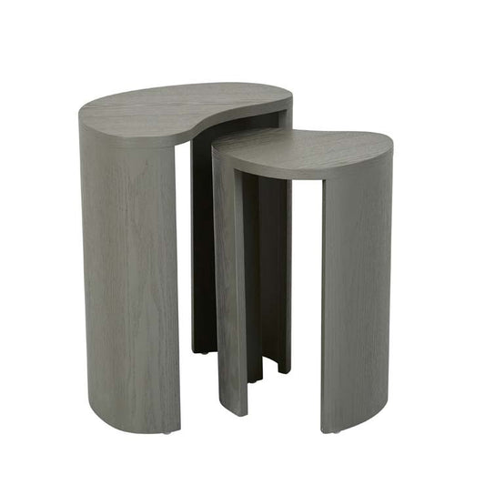 Oberon Curve set of 2 Side Tables by GlobeWest from Make Your House A Home Premium Stockist. Furniture Store Bendigo. 20% off Globe West Sale. Australia Wide Delivery.