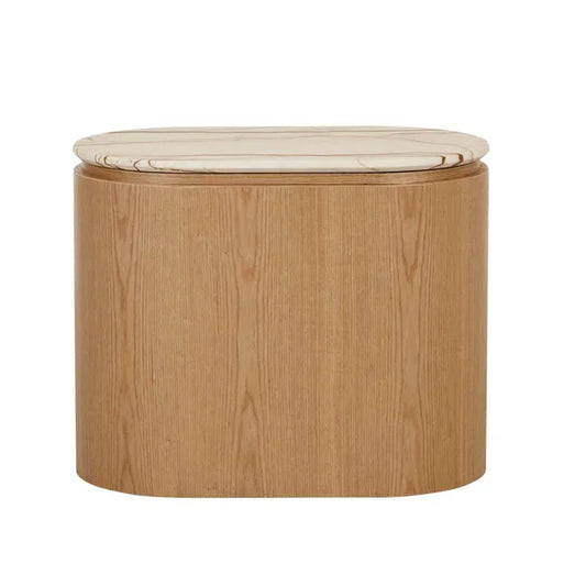 Pluto Oval Marble Side Table by GlobeWest from Make Your House A Home Premium Stockist. Furniture Store Bendigo. 20% off Globe West Sale. Australia Wide Delivery.