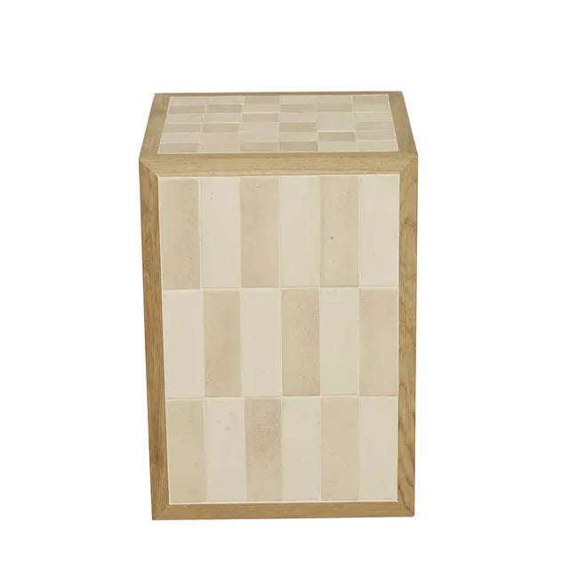 Porto Block Side Table by GlobeWest from Make Your House A Home Premium Stockist. Furniture Store Bendigo. 20% off Globe West Sale. Australia Wide Delivery.