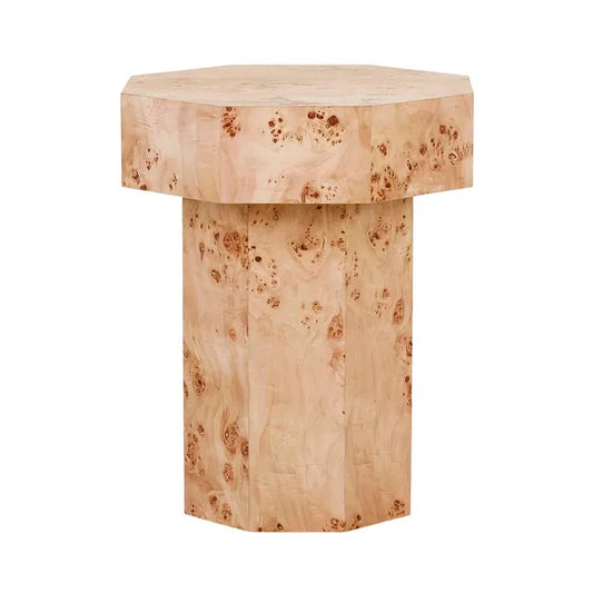 Trove Burl Side Table by GlobeWest