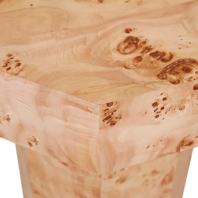 Trove Burl Side Table by GlobeWest