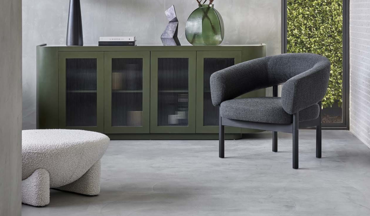 Lena Ottoman Chair by GlobeWest from Make Your House A Home Premium Stockist. Furniture Store Bendigo. 20% off Globe West Sale. Australia Wide Delivery.