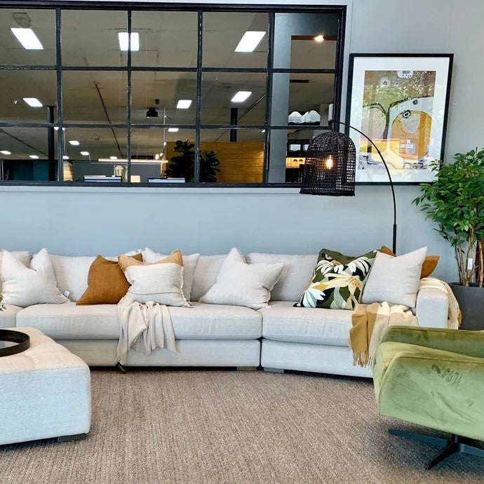 Dempsey Modular Sofa by Molmic available from Make Your House A Home, Furniture Store located in Bendigo, Victoria. Australian Made in Melbourne.