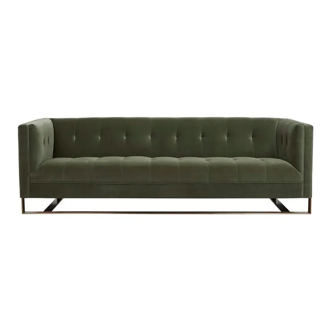 Kennedy Tufted 3 Seater Sofa by GlobeWest from Make Your House A Home Premium Stockist. Furniture Store Bendigo. 20% off Globe West Sale. Australia Wide Delivery.