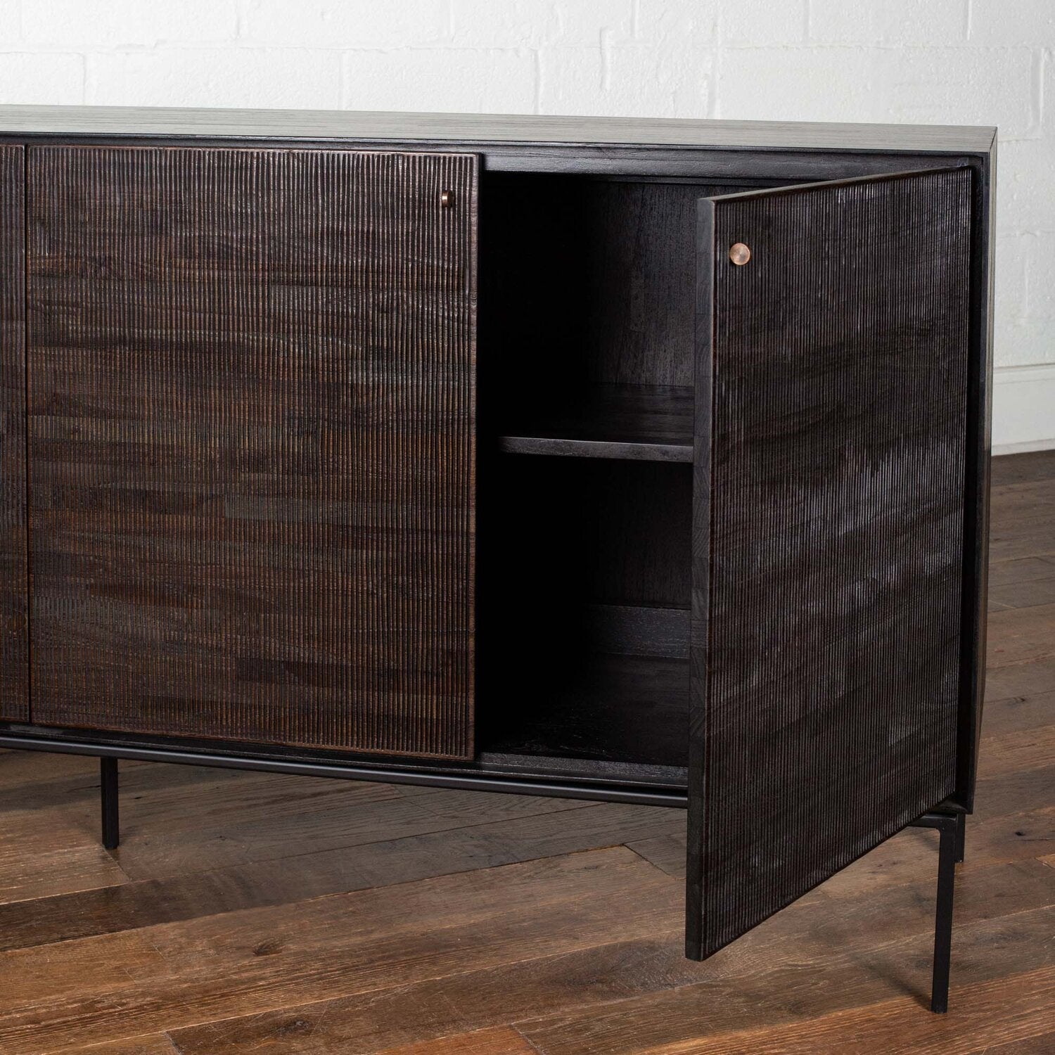 Ethnicraft Teak Grooves Sideboard Buffet is available from Make Your House A Home, Bendigo, Victoria, Australia