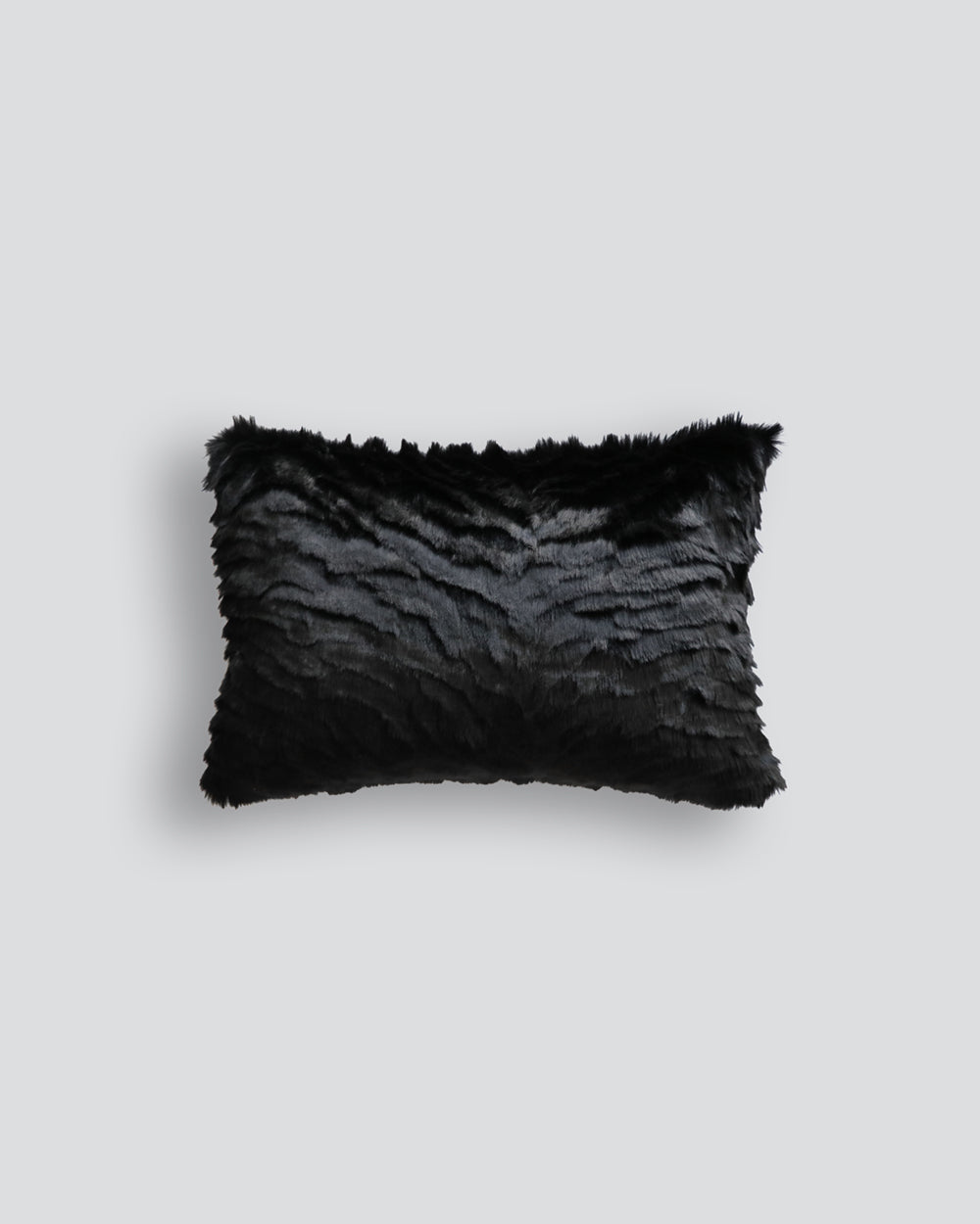 Black fur clearance body pillow