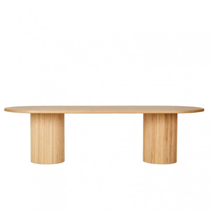 Benjamin Ripple Oval Dining Table by GlobeWest from Make Your House A Home Premium Stockist. Furniture Store Bendigo. 20% off Globe West. Australia Wide Delivery.