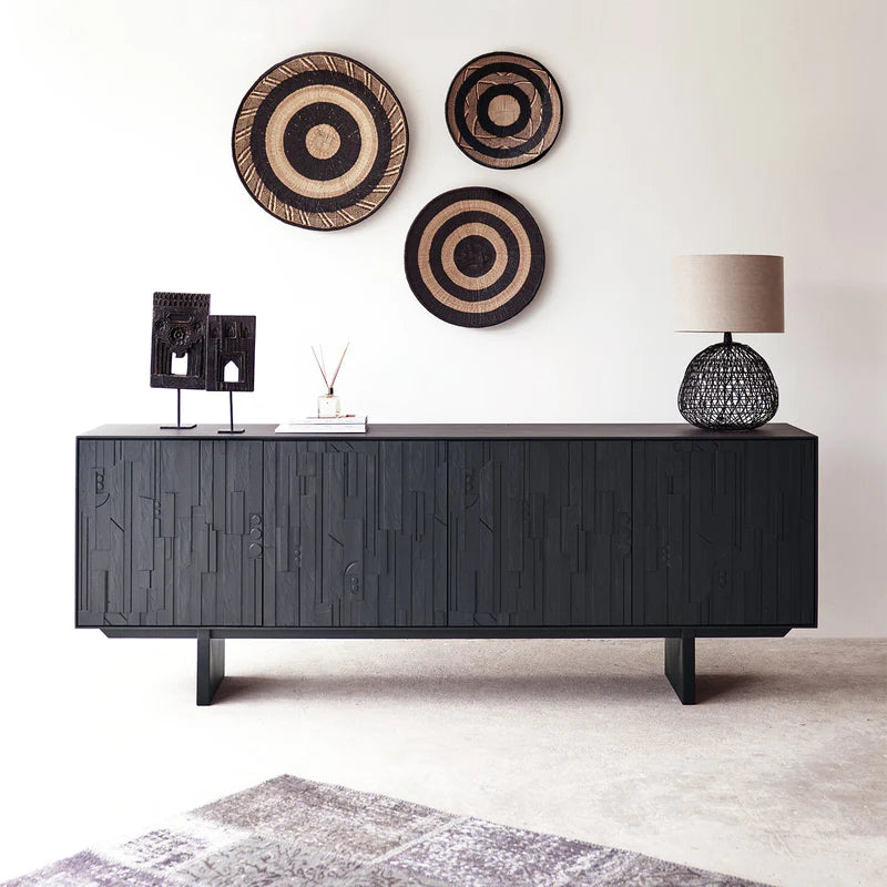 Ethnicraft Teak Mosaic Sideboard Buffet is available from Make Your House A Home, Bendigo, Victoria, Australia