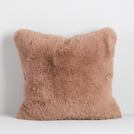 Baya Pele Faux Fur Toasted Coconut Cushion is available from Make Your House A Home Premium Stockist. Furniture Store Bendigo, Victoria. Australia Wide Delivery. Furtex.