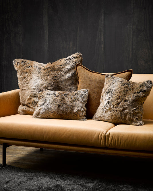 Heirloom Sable Cushions in Faux Fur are available from Make Your House A Home Premium Stockist. Furniture Store Bendigo, Victoria. Australia Wide Delivery. Furtex Baya.
