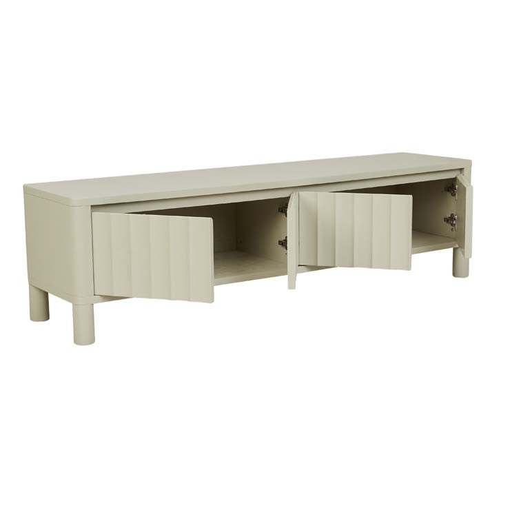 Oliver Fluted Entertainment Unit by GlobeWest from Make Your House A Home Premium Stockist. Furniture Store Bendigo. 20% off Globe West Sale. Australia Wide Delivery.