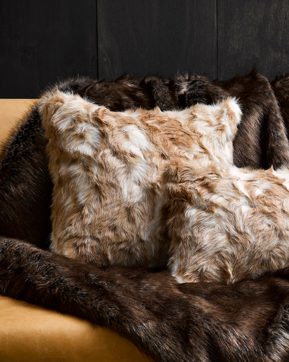 Heirloom Vintage Squirrel Fawn Cushions in Faux Fur are available from Make Your House A Home Premium Stockist. Furniture Store Bendigo, Victoria. Australia Wide Delivery. Furtex Baya.
