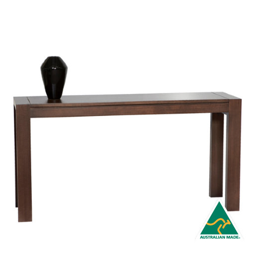 Capri Console Table in solid Tasmanian Oak available at Make Your House A Home. Furniture Store Bendigo. Astra Australian Made Timber Furniture.