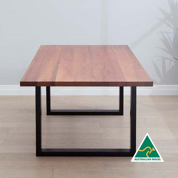 Waratah Dining Table in solid Tasmanian Blackwood or Tas Oak available at Make Your House A Home. Furniture Store Bendigo. Astra Australian Made Timber Furniture.