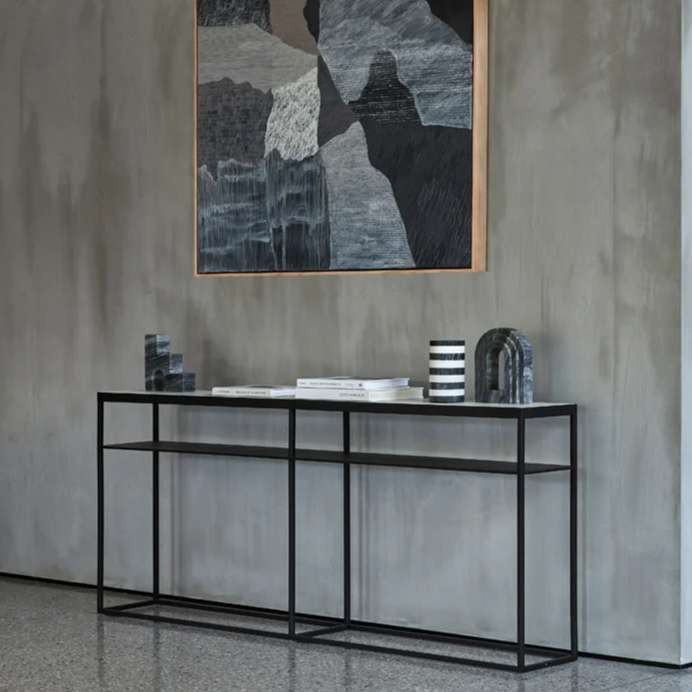 Elle Slim Console by GlobeWest from Make Your House A Home Premium Stockist. Furniture Store Bendigo. 20% off Globe West Sale. Australia Wide Delivery.