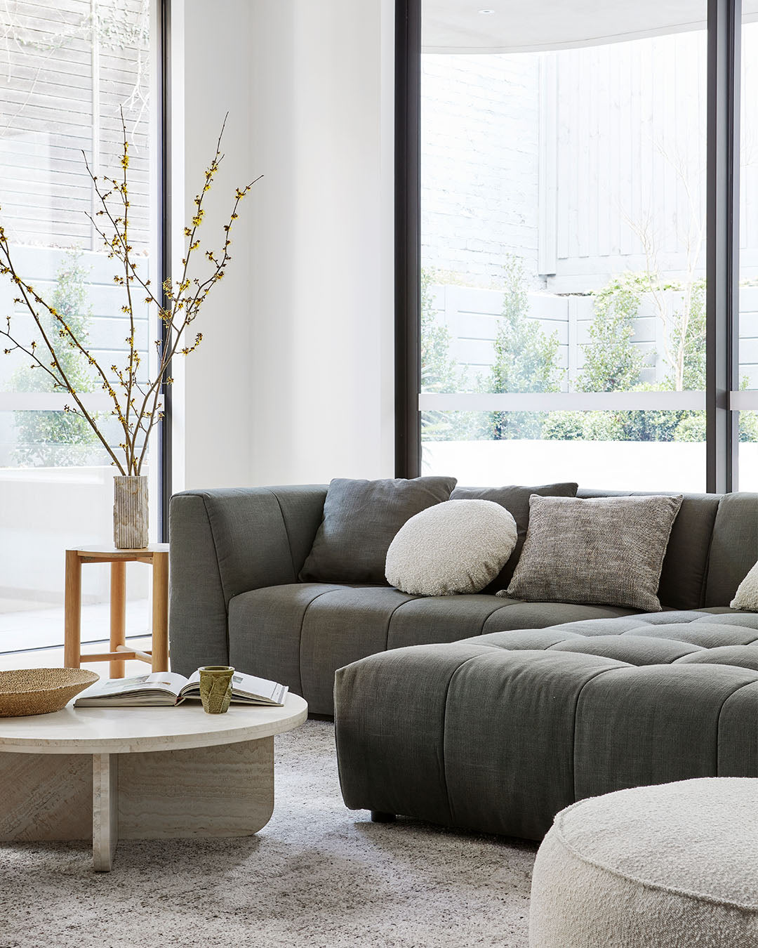 Sidney Slouch 2 Seater Left Arm Sofa by GlobeWest from Make Your House A Home Premium Stockist. Furniture Store Bendigo. 20% off Globe West Sale. Australia Wide Delivery.