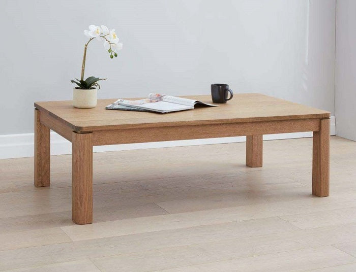 Kiama Coffee Table in solid Tasmanian Oak available at Make Your House A Home. Furniture Store Bendigo. Astra Australian Made Timber Furniture.