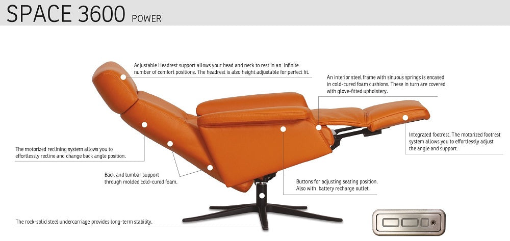 Space 3600 Power Recliner