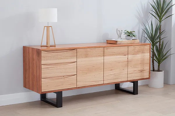 Waratah Buffet in solid Tasmanian Blackwood or Tas Oak available at Make Your House A Home. Furniture Store Bendigo. Astra Australian Made Timber Furniture.