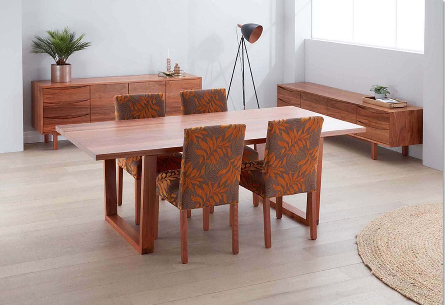 Waratah Dining Table in solid Tasmanian Blackwood or Tas Oak available at Make Your House A Home. Furniture Store Bendigo. Astra Australian Made Timber Furniture.