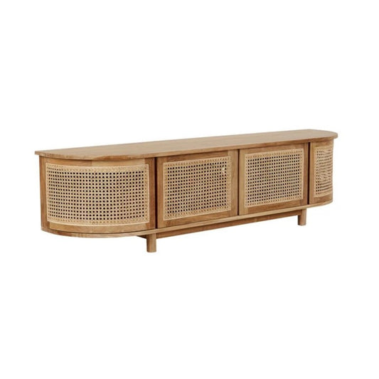 Willow Curve Entertainment Unit by GlobeWest from Make Your House A Home Premium Stockist. Furniture Store Bendigo. 20% off Globe West Sale. Australia Wide Delivery.