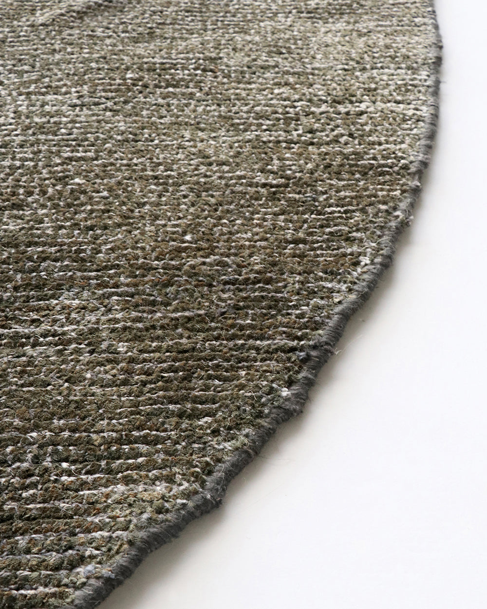 Anchroage Gravel Round Rug from Baya Furtex Stockist Make Your House A Home, Furniture Store Bendigo. Free Australia Wide Delivery. Mulberi Rugs.