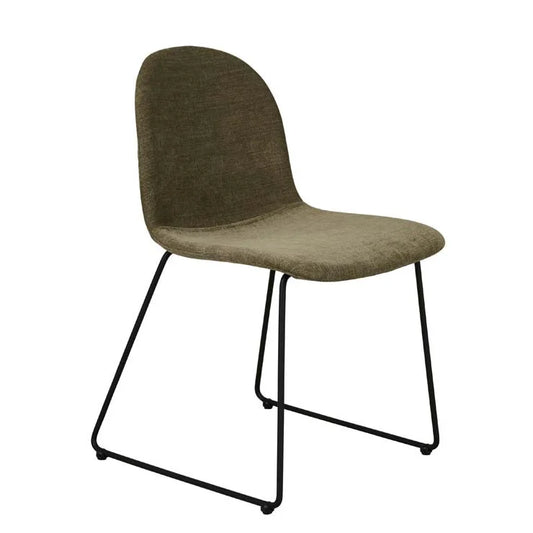 Smith Sleigh Dining Chair by GlobeWest from Make Your House A Home Premium Stockist. Furniture Store Bendigo. 20% off Globe West Sale. Australia Wide Delivery.