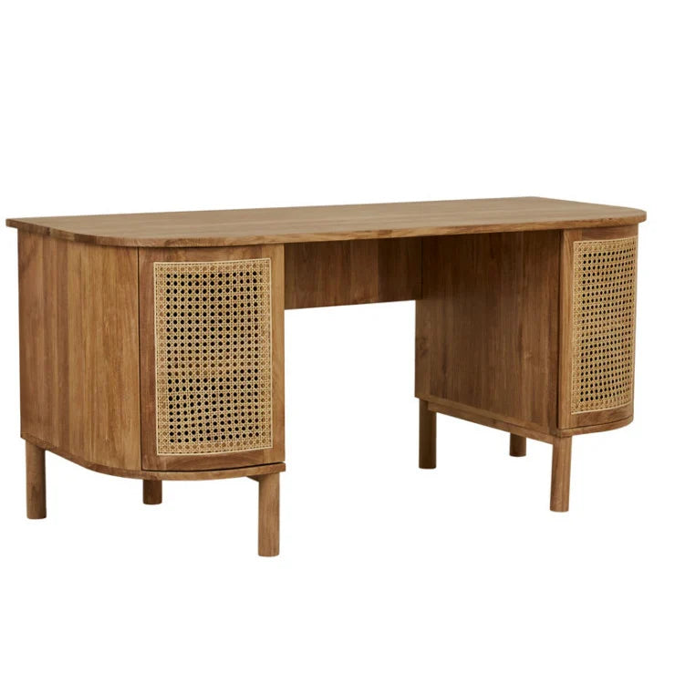 Rattan desk target deals
