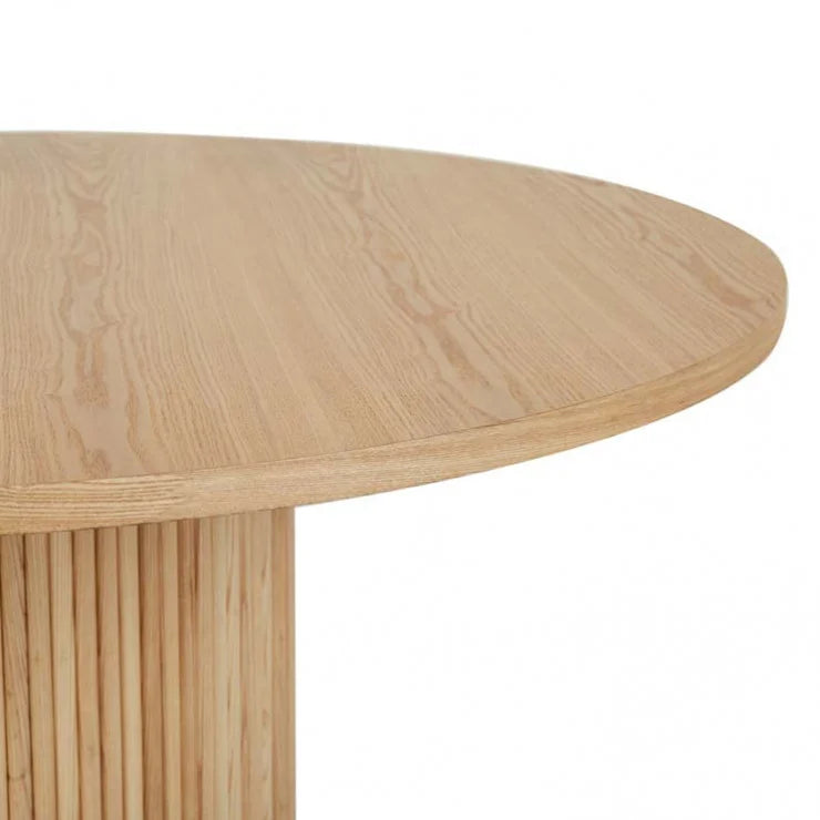 Benjamin Ripple Round Dining Table by GlobeWest from Make Your House A Home Premium Stockist. Furniture Store Bendigo. 20% off Globe West. Australia Wide Delivery.