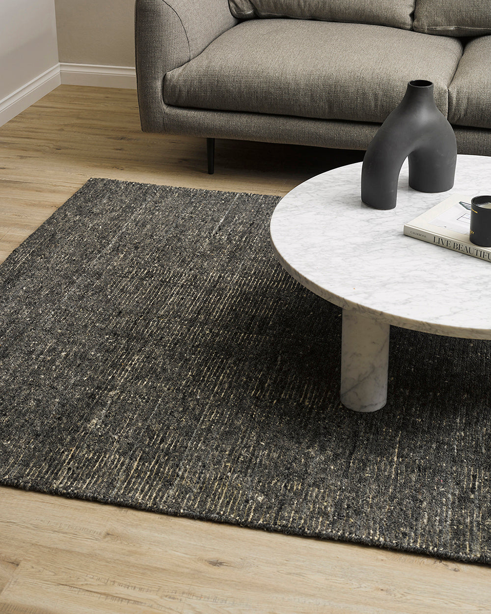 Emmett Peat Rug from Baya Furtex Stockist Make Your House A Home, Furniture Store Bendigo. Free Australia Wide Delivery. Mulberi Rugs.