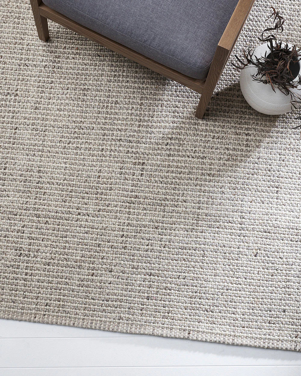 Kansas Oyster Natural Rug from Baya Furtex Stockist Make Your House A Home, Furniture Store Bendigo. Free Australia Wide Delivery. Mulberi Rugs.