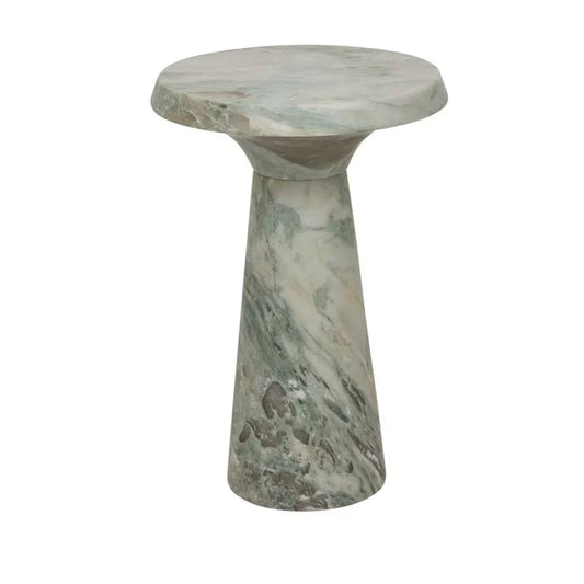 Rufus Contour Marble Side Table by GlobeWest from Make Your House A Home Premium Stockist. Furniture Store Bendigo. 20% off Globe West Sale. Australia Wide Delivery.