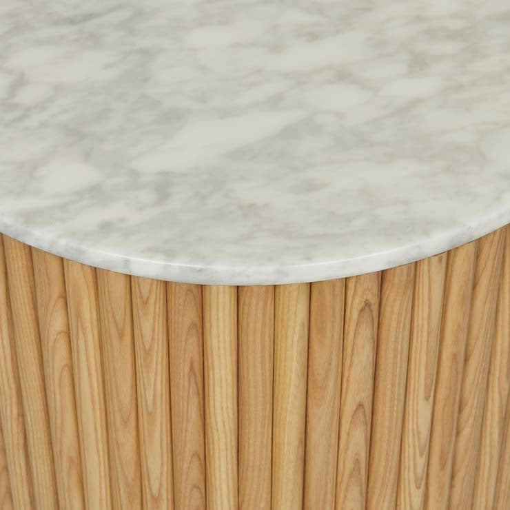 Benjamin Ripple Marble Side Table by GlobeWest from Make Your House A Home Premium Stockist. Furniture Store Bendigo. 20% off Globe West. Australia Wide Delivery.