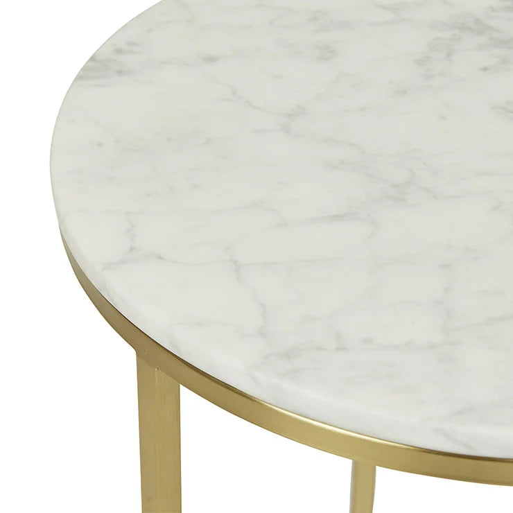 Elle Round Side Table by GlobeWest from Make Your House A Home Premium Stockist. Furniture Store Bendigo. 20% off Globe West Sale. Australia Wide Delivery.