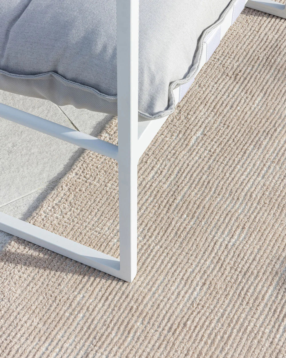 Orakei Sand Outdoor Floor Rug from Baya Furtex Stockist Make Your House A Home, Furniture Store Bendigo. Free Australia Wide Delivery.